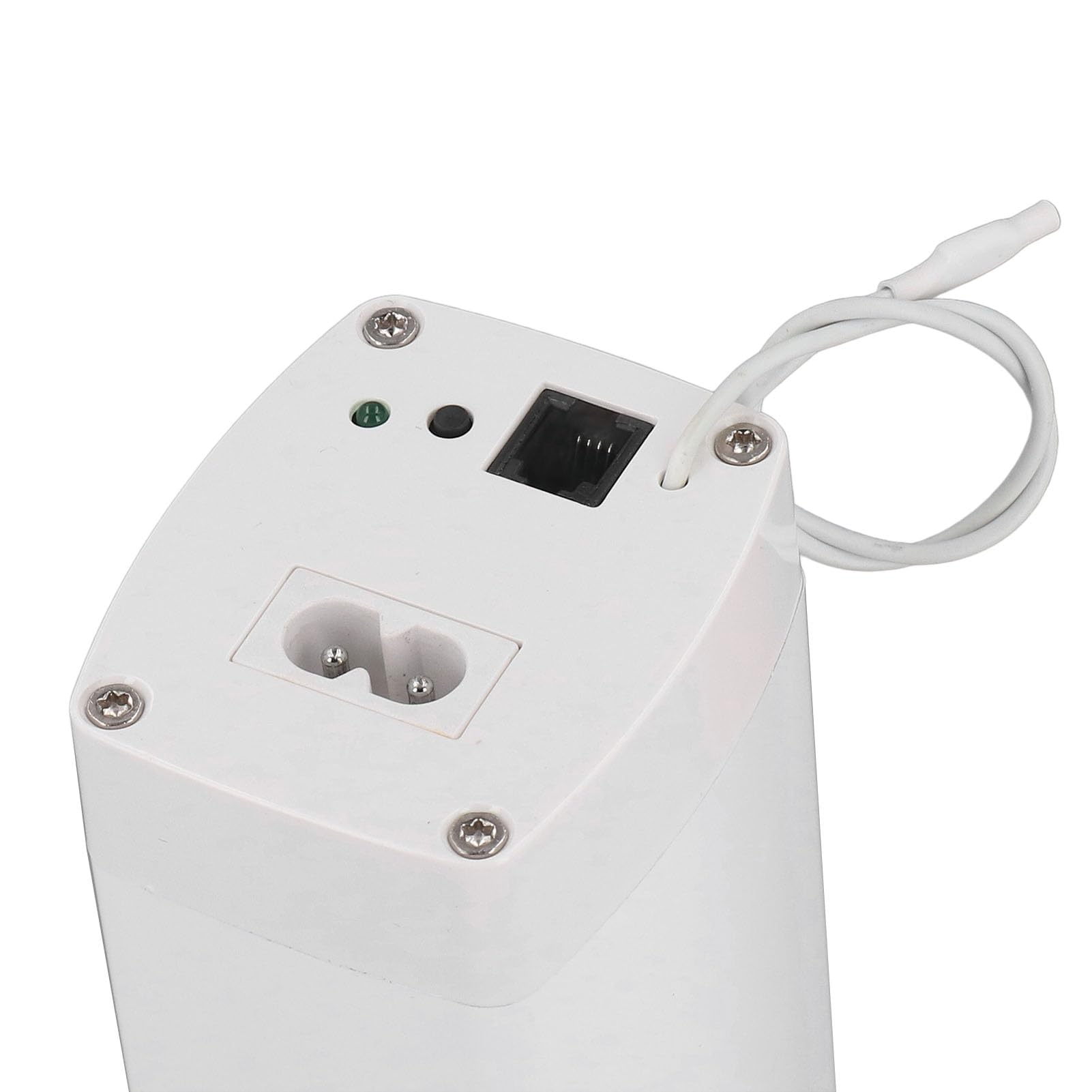 Fafeicy Motor de Cortina Inteligente con WiFi y Control Remoto de 433MHz, App y Control por Voz Compatible con Home para Cortinas Persianas Automáticas (Enchufe de la UE)