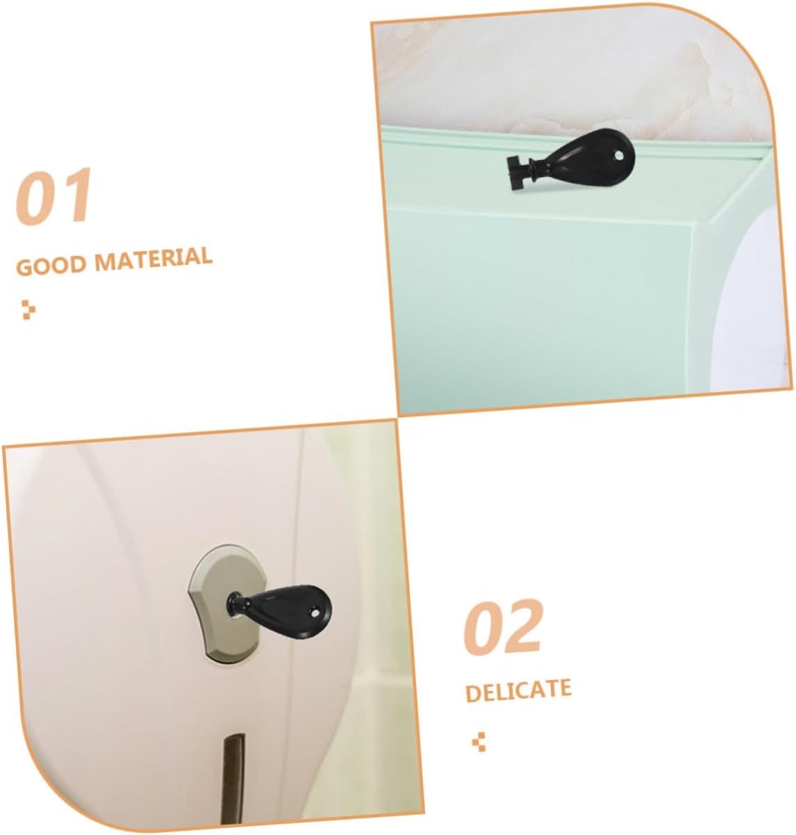 Bathroom Paper Towel Dispenser Key 2 Pack Tissue Box Keys Replacement for Tissue Dispenser Box Easy to Use