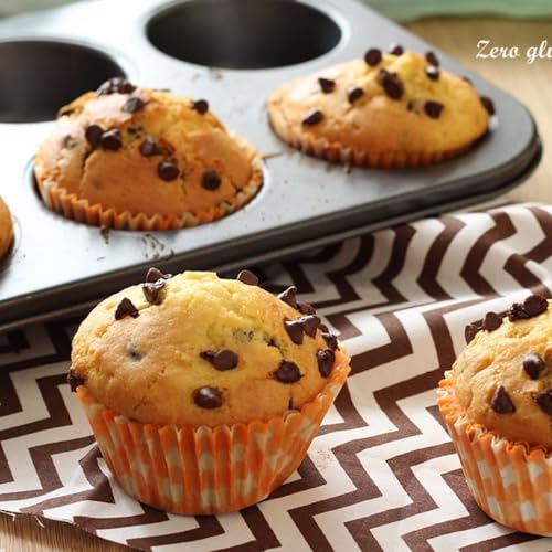 Muffin con gocce di cioccolato