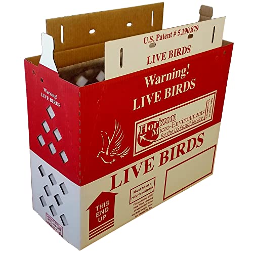 Live Bird Shipping Boxes (10pk) Horizon Chickens Poultry Gamefowl - Thumbnail 2