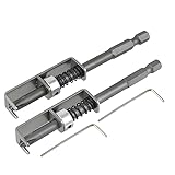 Spring-Loaded Screw Holder Bit – 2-Pack Magnetic T20/T25 & Phillips Screwdriver Bit, Anti-Drop One-Hand Design for Electricians, DIY Home Repair