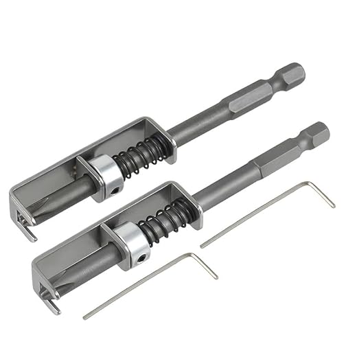 Spring-Loaded Screw Holder Bit - 2-Pack Magnetic T20/T25 & Phillips Screwdriver Bit, Anti-Drop One-Hand Design for Electricians, DIY Home Repair