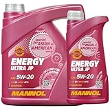 BandelOne enthält 1x4+1x1 L Motoröl Mannol Energy Ultra JP 5W20 Api Sn Acea C5 M2C948A M2C948B