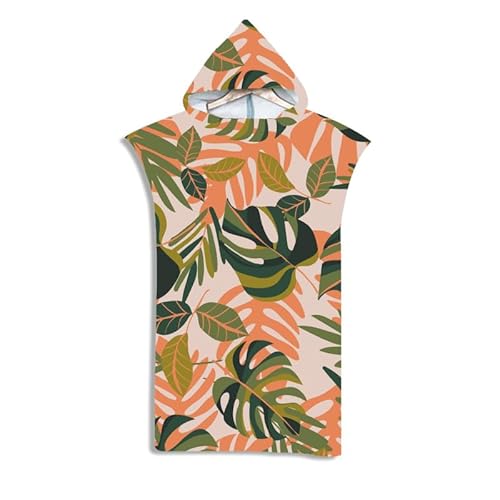 Lomtrats Quick-Drying Surf Poncho, Changing Towel, Bathrobe, Sports Towels For Swimmers,Hoodie For Adults,Swimming,Beach,Surfing,Diving,Bathing(Adult-M)