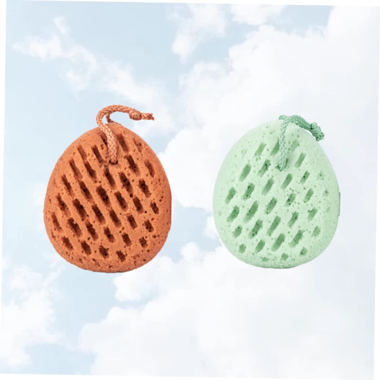 Angoily 6pezzi Scrubber Per Schiena Esfoliante Spugna Strumento Per Per Liscia Random Per Uso Domestico e Viaggi