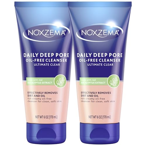 Noxzema Ultimate Clear Daily Deep Pore Cleanser 6 Oz (Pack of 2)