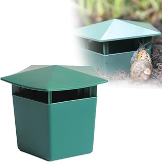 Beer Slug & Snail Tra*ps - Snail Tr*ap Catcher Tool, Reusable Plastic Snail T*Rapper, Snail Slug Beer Plastic Box for Garden Farm