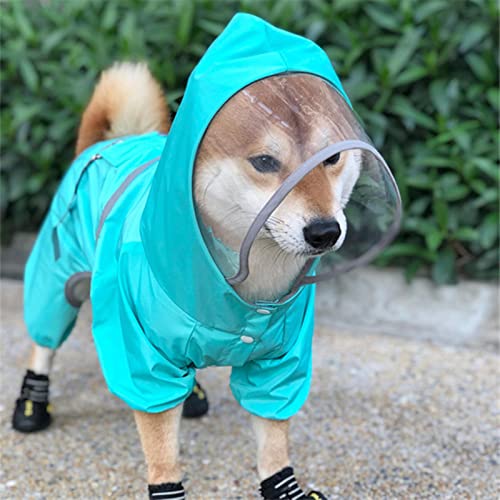 Poncho de cão de capa de chuva para cães para cães de chuva de cachorro à prova d'água com capa de