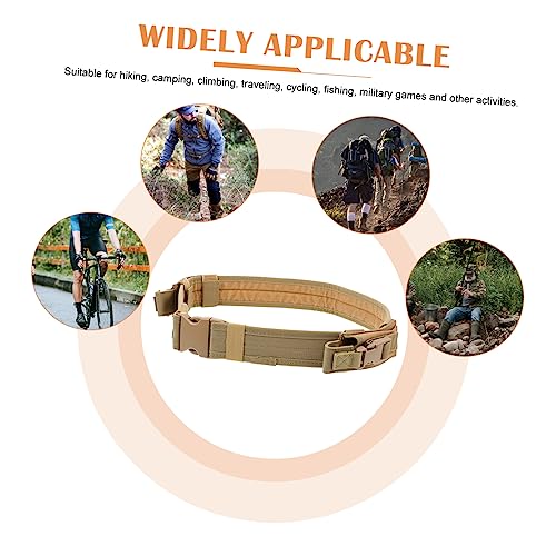 045 Tactical Waist Belt Heavy-Duty Training Belt for Outdoor Activities Adjustable Size Sturdy Fabric for Camping and Hunting3
