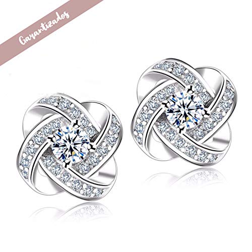 .925 Silver Earrings With Zirconia - Includes Gift Box - Jewelry For Women #TOP2