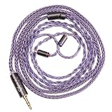 SoundsGood BlueFlame ブルーフレイム 8芯 ハンドメイド リケーブル 高純度 無酸素銅 PCUHD イヤホン アップグレード ケーブル バランス接続 交換ケーブル (2Pin(FLAT)-3.5mm)