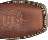 Justin Rush Strike 17' Snake Resisting Durable Work Boots for Men - Stampede Collection - Slip-Resistant, Square Toe Rubber Outsole, Russet - 8.5 D