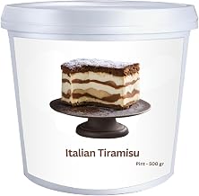 Tiramisu Flavoring for Gelato, Rolled Ice Cream, and Ice Cream. (500g, 1.1 lbs) Made with Real Marsala Wine, Egg-Yolk, and Skimmed Milk