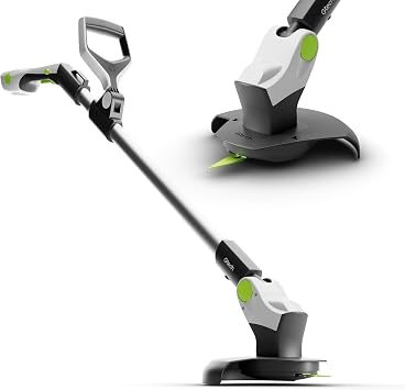 Gtech GT50 Grass Trimmer | Lightweight Cordless Strimmer | 18V Lithium-Ion Battery | High-Speed 9000 RPM Motor | Extended Reach Shaft