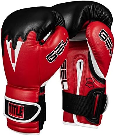 TITLE Boxing Gel Lava Leather Series Training Gloves - Boxing Gloves, Boxing Training Gloves, MMA Gloves, Oz Training Gloves, Kickboxing Gloves, Punching Bag Gloves, Sparring Gloves