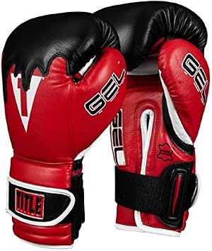 TITLE Boxing Gel Lava Leather Series Training Gloves - Boxing Gloves, Boxing Training Gloves, MMA Gloves, Oz Training Gloves, Kickboxing Gloves, Punching Bag Gloves, Sparring Gloves