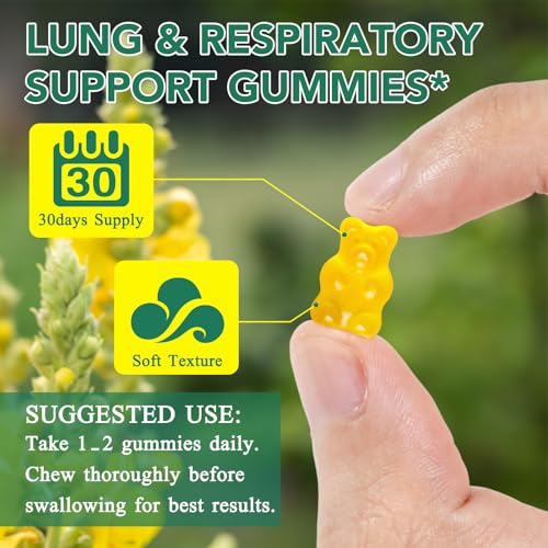 Lifestyle image of Mullein Gummies for respiratory support