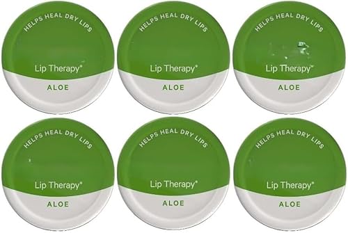 MM Lip Therapy Aloe Vera 20g – Pack of 6 | Soothing Lip Balm for Dry & Chapped Lips | Hydrating & Cooling Formula | Pocket-Sized Lip Care + Free Skincare Sample