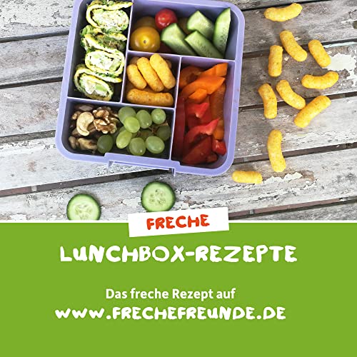 FRECHE FREUNDE Bio Knusper-Flips Karotte, Snack mit Mais, ohne Zuckerzusatz, Knabberzeug für Kinder und Babys ab 1 Jahr, vegan, 9er Pack (9 x 30g)