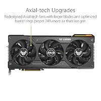 ASUS TUF Gaming Radeon RX 7800 XT OC Edition 16GB GDDR6 Gaming Grafikkarte schwarz (AMD Radeon RX7800XT, PCIe 4.0, 1x HDMI 2.1, 3X DisplayPort 2.1, TUF-RX7800XT-O16G-GAMING) – Ansicht 3