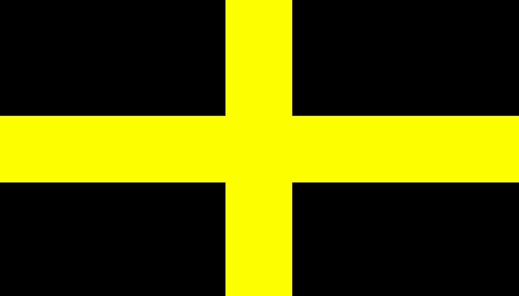 Drapeau de Saint David grand modèle pour décoration intérieure et rassemblements sportifs