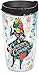 Tervis 1269202 Disney - Alice In Wonderland Curiouser Insulated Tumbler with Wrap and Black Lid, 16oz, Clear