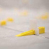 Vista 2 de QEP Sistema de nivelación de azulejos LASH, parte B, cuñas (paquete de 300)