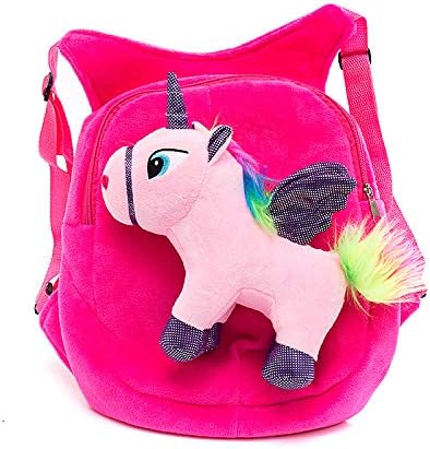 Unicorn Backpack for Children, Plush Unicorn School Bag, Random Style, 1 Piece, Assorted, 24*30 CM, Daypack