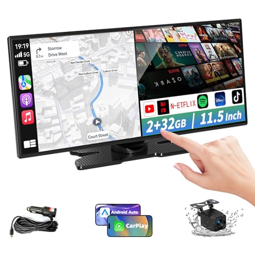 Leadtree 11.5-Inch Wireless CarPlay Screen