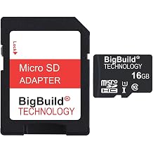 16GB Ultra Fast 80MB/s Class 10 MicroSD Memory Card For Samsung NX Mini Camera, SD Adapter is included