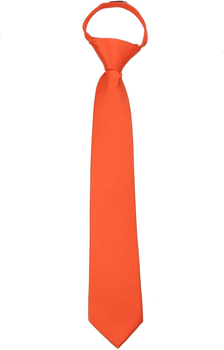 BUYYOURTIES Mens Solid Color Zipper Necktie Ties for Formals and Weddings Zip Up Ties at  Men’s Clothing store
