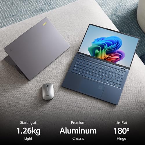 Acer Swift Ai SF14-51 Laptop - Intel Core Ultra 7 256V, 16GB, 1TB Ssd, Integrated Graphics, 14 Inch 2.8K Oled Adobe And DCI-P3 100 Percent, Windows 11, Blue - 2