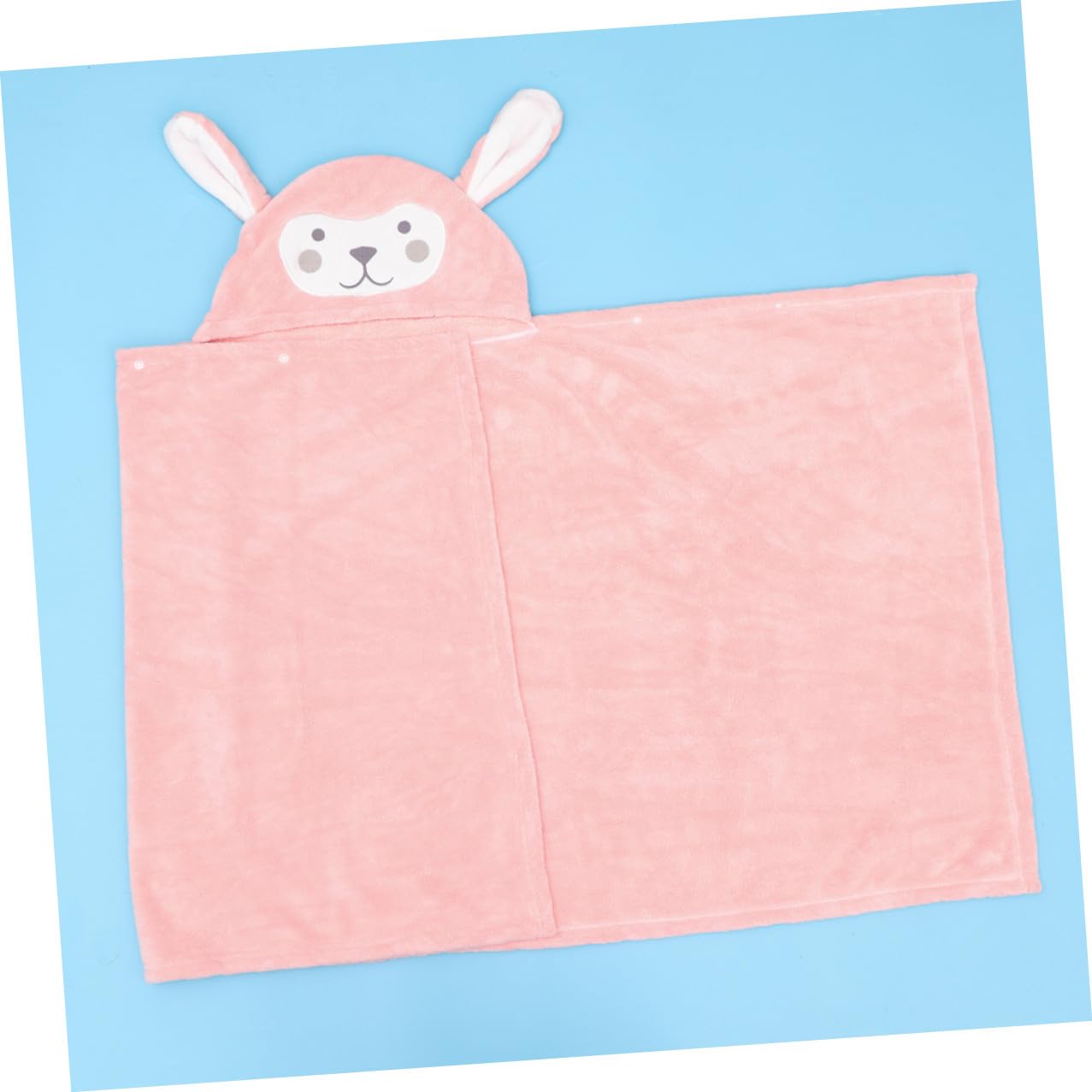 Angoily Polar Toalla Suave Capucha Baño de Forro Coral para Niños