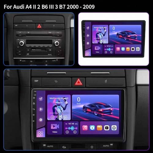 Radio coche 2 DIN con Android Auto inalámbrico para BMW E39 M5 pantalla Bluetooth 32G 2