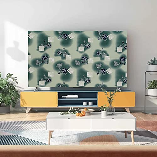 Image of Glassiano Marigold Dustproof Printed 32 inch LED TV Cover Screen Protector Compatible for All Models, Print 38