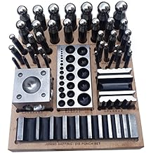 41 PC Doming Block Jeweler Dapping Punch Jewelry تشكيل المعدن مجموعة Puncher