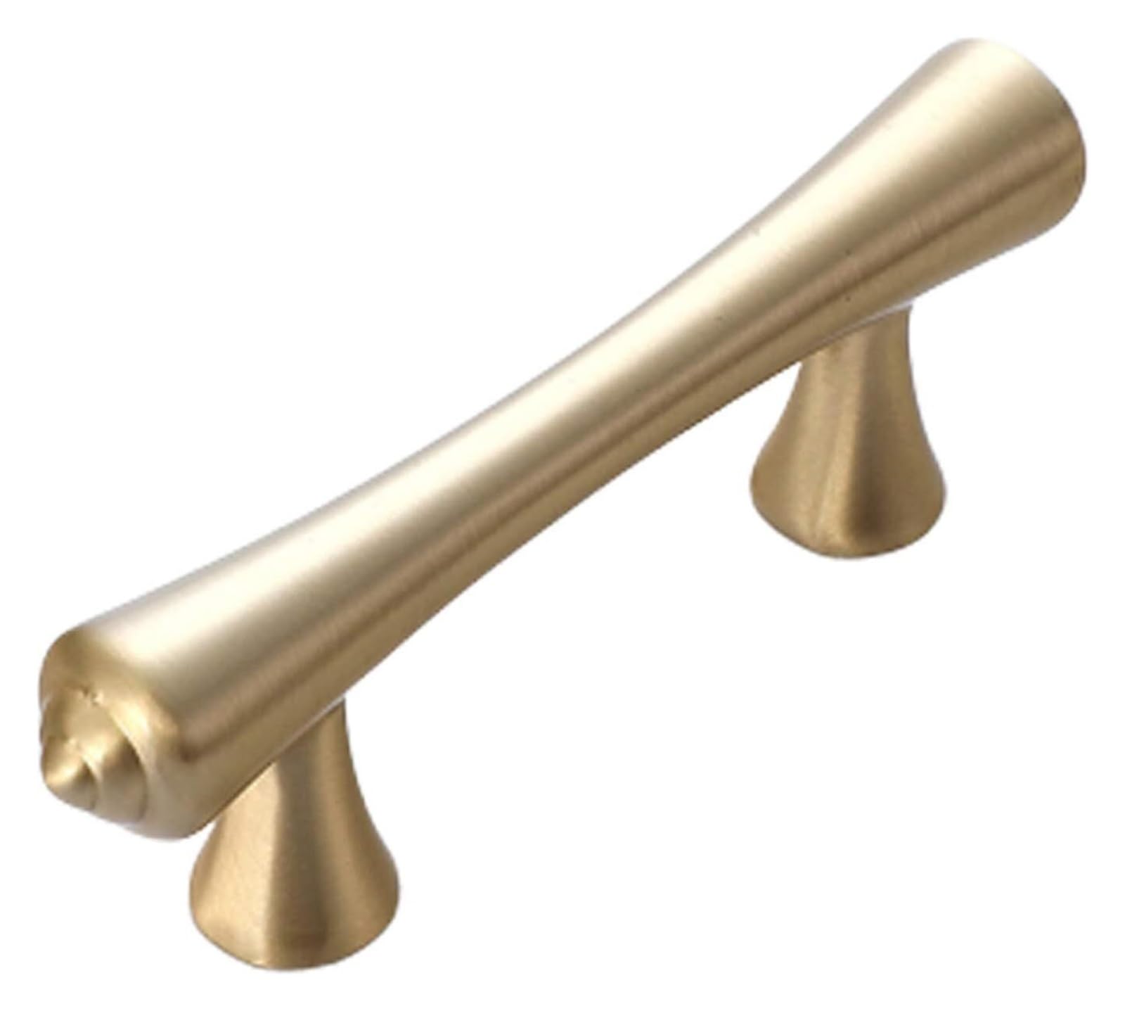 Voplivat Onecolor Kitchen Cupboard Handles, Solid Copper Bow Cabinet Knob Drawer Pull Multiple Sizes Single Hole 64-192Mm(Hole Distance: 64Mm)