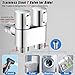 Handheld Bidet Sprayer for Toilet, Handheld Sprayer Kit, Baby Cloth Diaper Sprayer Set for Feminine Wash- Easy to Install - Stainless Steel (Silver)
