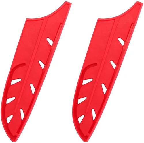 Vista 91 de XYJ Juego de 2 fundas de cuchillo de seguridad para cuchillos, protector de borde, funda universal para cuchillos, chef, cuchillo de cerámica
