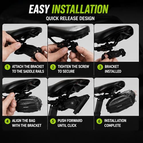 LRDCIMO Bike Saddle Bag for Cerv&eacute;lo P5 2013-2026, Waterproof Under Seat Bike Bag Cycling Wedge Pack Bike Tool Bag For Mountain Road Bikes