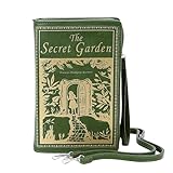 Sleepyville Critters The Secret Garden Book Clutch Bag, Book Accessories for Women