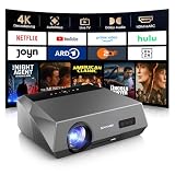 4K Smart Beamer Tageslicht mit Zertifizierten Apps, 2300 ANSI LED Projektor, DB-Audio, Autofokus, WiFi 6, Bluetooth, HDMI eARC/CEC, HDR 10 UHD Beamers für Heimkino, Outdoor Film, Spiel, Decke