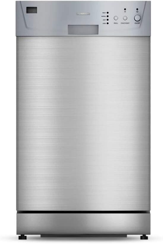 Furrion 18" BuiltIn RV Dishwasher with Double Rack (Stainless Steel