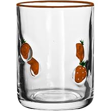 Creative Fruit Glass Cup for Party and Everyday Use Sturdy Construction Dishwasher Friendly Recyclable Fruit Styles Cup