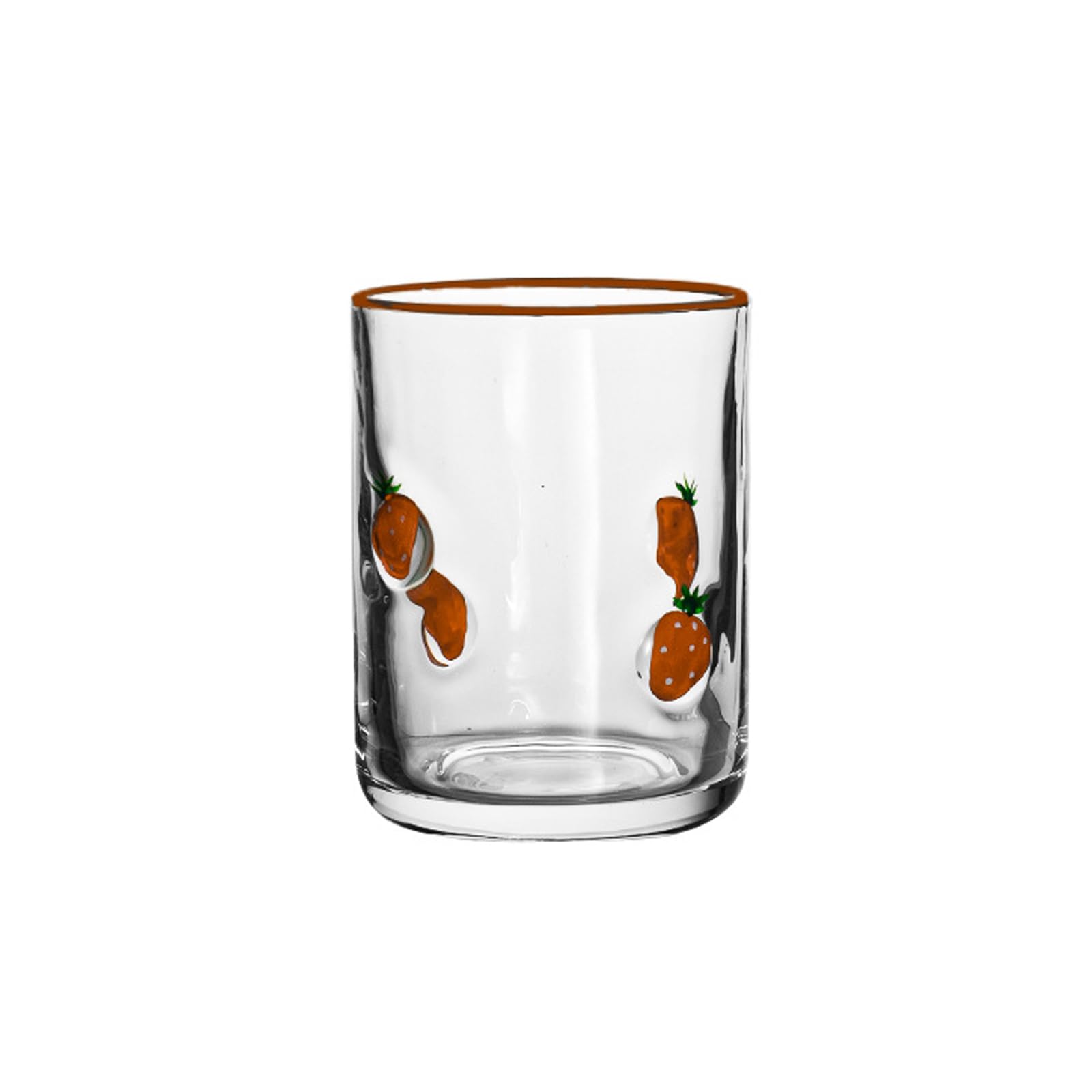Limtula Modern Glasses Juices Cup with Fruit Aesthetic Sturdy for Various Beverages Dishwasher Safe and Recyclable Sustainable Glass