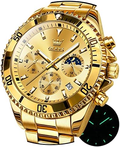 Taxau Herrenuhr Edelstahl - Wasserdicht 30ATM, Quarzwerk, Business Luxus Armbanduhr