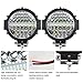 Safego 7 Inch Round Led Offroad Lights, round LED Driving Light Bar Pods 210W 21000LM Combo Beam Work light for Trucks ATV UTV SUV Car Tractors Off-Roading Jeep Lighting, Pack of 2