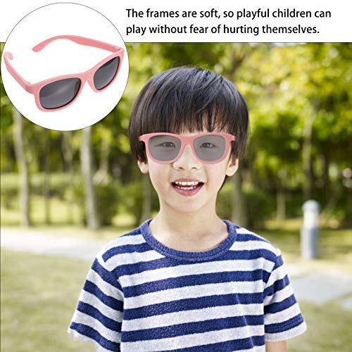 ABOOFAN Crianças Óculos De Sol De Silicone de Borracha Flexível Quadro Óculos de Proteção UV Óculos