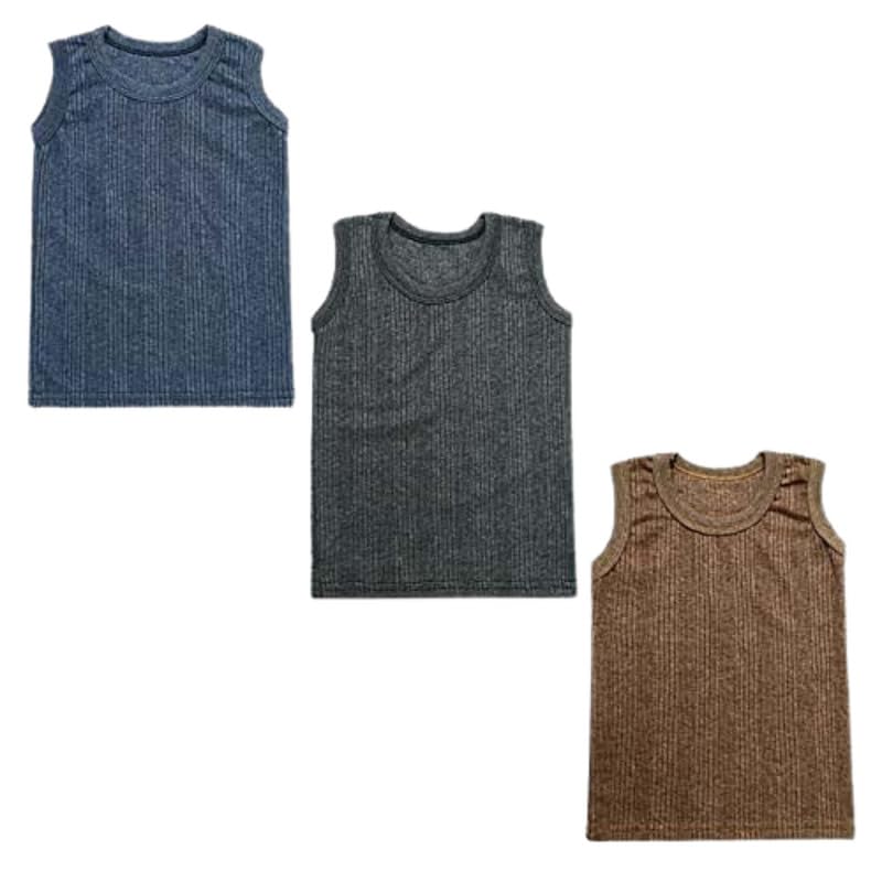 superminis Baby's Cotton Thermal Regular Fit Sleeveless Top/Sandos/Vest/Inner Wear for Winter, Pack of 3-picture-31