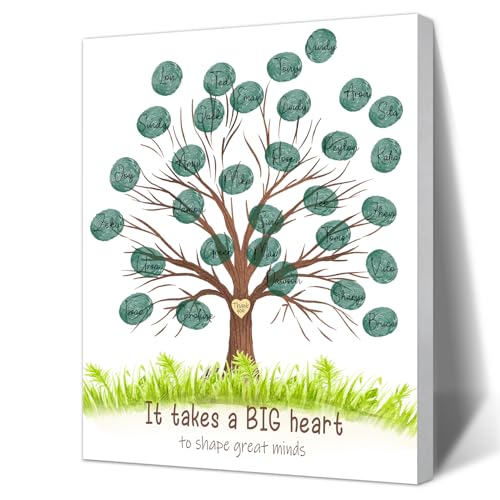 SHLINCO Thank You Gifts for Female Teachers, Fingerprint Creative Art